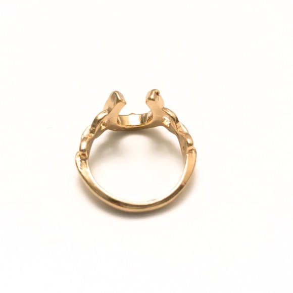 House of Harlow Horseshoe Stacking Ring in Gold - Picture 3 of 6